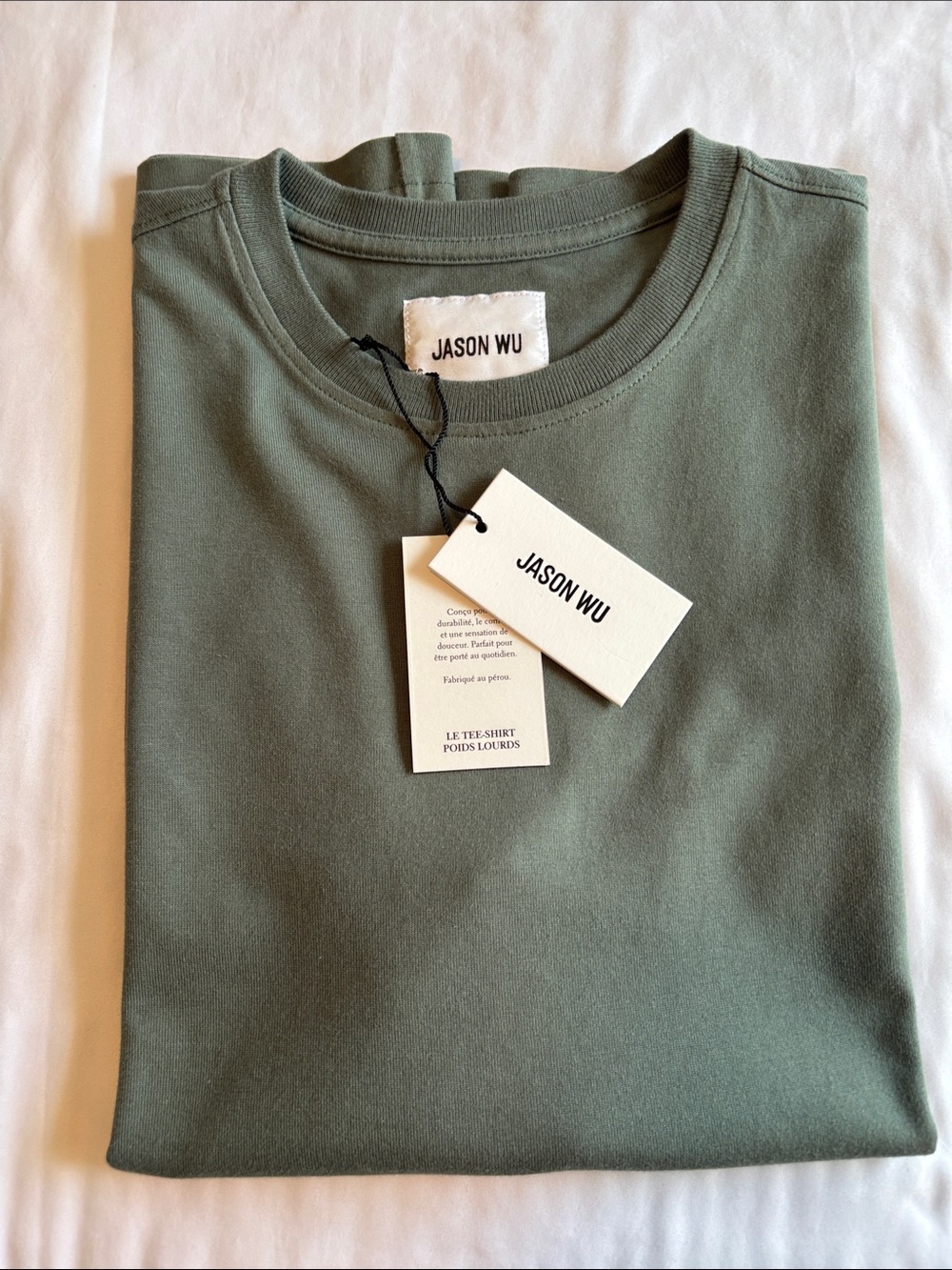 Jason Wu Men's Crewneck Sweater - Olive